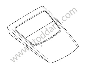 LID OPTION: WITHOUT REAR WINDOW WIPER (Option code: I426) (98751201110GRV)