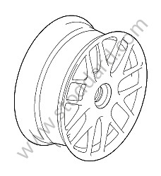 DISC WHEEL ET 56 MM, WHEEL FOR WINTER USE / 8,5 J X 19 INCHES / FRONT (99736215706)