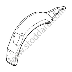 WHEEL HOUSING RIGHT (99750221607GRV)