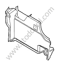 LINING Left-hand drive / black / black (A31) / OPTION: TURBO WHEEL, 19 ZNTRALVERSCHLUSS (Option code: I422) (99755105131A31)