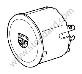 AIRBAG UNIT sea blue / sea blue (8W7) (997803089288W7)