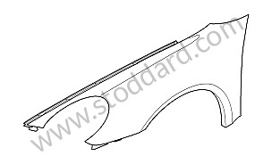 WING RIGHT / OPTION: EXTERNAL ANTENNA (Option code: I461) (98750303207GRV)