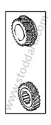 GEAR SET 4TH GEAR / 22/29 RATIO (90430291910)