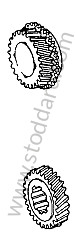 GEAR SET 4TH GEAR / 22/29 RATIO (90430291910)