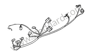 WIRING HARNESS Left-hand drive / OPTION: MANUAL AIR-CONDITIONING SYSTEM (Option code: I572) (98761265502)