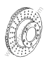 BRAKE DISC REAR LEFT / OPTION: CERAMIC BRAKE (PCCB) (Option code: I450) (99135203101)