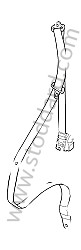 SEAT BELT sand beige / sand beige (6M4) / LEFT / OPTION: SEAT BELTS IN SAND BEIGE (Option code: IXST) (997803033056M4)