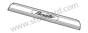 SCUFF PLATE PAIR / STAINLESS STEEL / OPTION: SPECIAL MODEL PORSCHE DESIGN EDITION 2 (Option code: I757), OPTION: DOOR ENTRY GUARDS IN STAINLESS STEEL WITH LOGO (Option code: IX70) (98755198018)