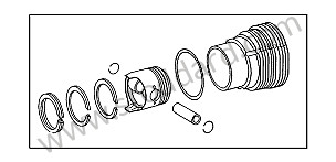 CYLINDER & PISTON SET OF 6 (91110392801)