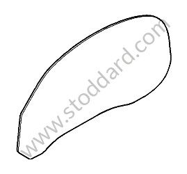 DOOR WINDOW GLASS RIGHT (98754251204)