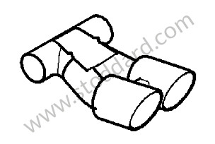 TAIL PIPE Without OPTION:  SPORTS EXHAUST SYSTEM (Option code: IXLF) (98711125860)