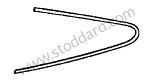 MOULDING FOR FIXED WINDOW / CHROME / CHROME / REAR RIGHT (91154342000)