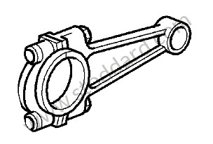 CONNECTING ROD OPTION: RS VERSION (Option code: I004), OPTION: SPECIAL GT2 ENGINE PARTS (Option code: I101) (99710392170)