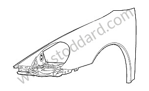 WING LEFT / OPTION: GT3 RS 4,0 L (Option code: I006) (997503031A1)