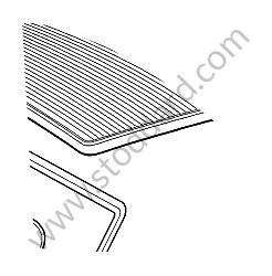 REAR WINDOW LEFT (99754311113)