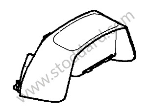 EXTENSION dark grey/natural / dark grey/natural (D12) / LEATHER / OPTION: REAR SECTION OF CENTRE CONSOLE IN LEATHER (Option code: IXMZ) (99755398306D12)