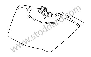 SUBWOOFER   FROM CHASSIS NUMBER SEE TECHNICAL INFORMATION BLACK Left-hand drive / black / black (A10) / OPTION: BOSE SOUND PACKAGE  (Option code: I680) (99764556601A10)