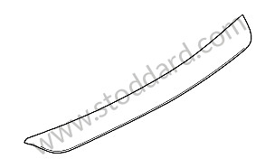 SPOILER PRIME COATED OPTION: AEROKIT BOXSTER (Option code: IXAL) (98750498102G2X)