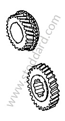 GEAR SET 3RD GEAR / 25/26 RATIO (91530290420)