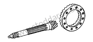 RING GEAR AND PINION SHAFT 8/27 RATIO (92530291111)