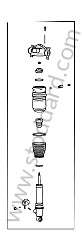 SPRING STRUT REAR RIGHT (95535802002)