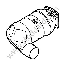CATALYTIC CONVERTER Part exchange (Send us your old part to receive the new one) / CYLINDER 1-2-3 (997113009AX)