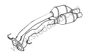 CATALYTIC CONVERTER Part exchange (Send us your old part to receive the new one) (955113023DX)
