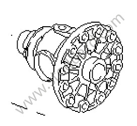 DIFFERENTIAL HOUSING To the number of gearbox 11E 00191 (92833221205)