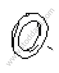 THRUST WASHER 2,1 MM / OPTION: PORSCHE LOCKING DIFFERENCIAL (Option code: M221) (92833272053)