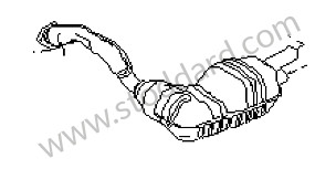 CATALYTIC CONVERTER Part exchange (Send us your old part to receive the new one) / LEFT / OPTION: FACTORY SPORTS EXHAUST, SOUND (Option code: IXLF) (987113512AX)
