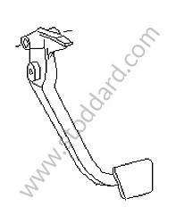 BRAKE PEDAL Left-hand drive (92842351501)