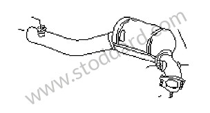 CATALYTIC CONVERTER Part exchange (Send us your old part to receive the new one) / OPTION: VERSION FOR GERMANY (Option code: M499), OPTION: STRICTER EMISSION  CONTROL CONCEPT (Option code: M661) (996113021BX)