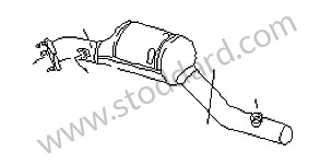CATALYTIC CONVERTER Part exchange (Send us your old part to receive the new one) / OPTION: VERSION FOR GERMANY (Option code: M499), OPTION: STRICTER EMISSION  CONTROL CONCEPT (Option code: M661) (996113022BX)