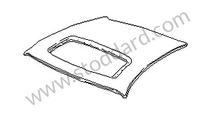 OUTER ROOF PANEL WITH SUN ROOF / OPTION: DETACHABLE ROOF, ELECTRICAL (Option code: M650) (92850302761GRV)