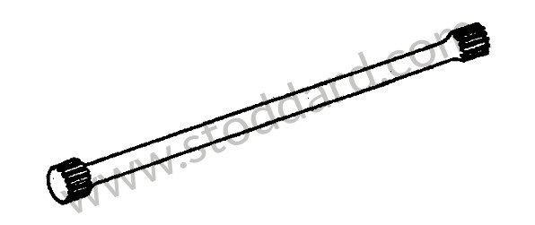 91133310113 - TORSION BAR for Porsche 911 Turbo + 965 &bull; 1976 &bull; 3.0 Turbo &bull; Coupe &bull; Manual Gearbox, 4 Speed