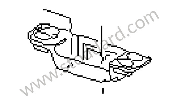 98655299606 - ASHTRAY for Porsche 996 &bull; 2002 &bull; 996 Carrera 4 &bull; Coupe &bull; Automatic Gearbox