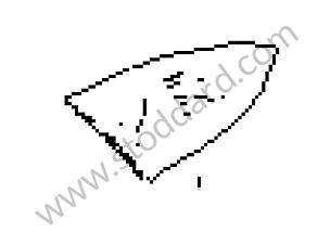 SIDE WINDOW GREEN / GREEN / RIGHT / OPTION: INTEGRATED REAR SPOILER (Option code: M471) (92854310609)