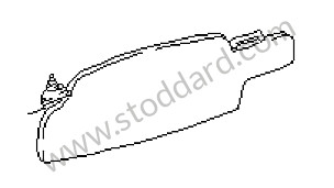 SUN VISOR classic grey / classic grey (6WJ) / IMITATION LEATHER / LEFT (928731031116WJ)