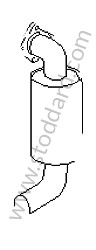 MUFFLER ORIGINAL SILENCER (93012396350)