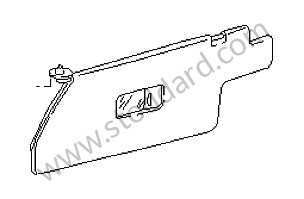 SUN VISOR Left-hand drive / BLACK / BLACK / LEFT (9417310311170A)