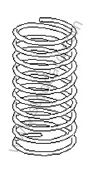 COIL SPRING PAIR / BLUE / BLUE / OPTION: SPORT TYPE RUNNING GEAR (Option code: M030) (94434353110954)