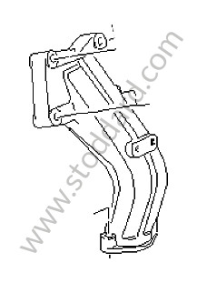 Engine support for Porsche 968 &bull; 1992 &bull; 968 &bull; Coupe &bull; Manual Gearbox, 6 Speed
