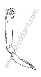 BRAKE PEDAL Left-hand drive (94442305103)