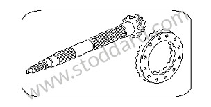 RING GEAR AND PINION SHAFT 31 / 9 RATIO (95030291171)