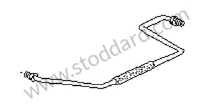 BRAKE LINE REAR LEFT (95135503501)