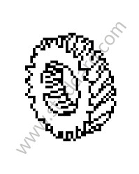 GEAR WHEEL GEARBOX LETTERING DVY / 4TH GEAR (012311149AT)