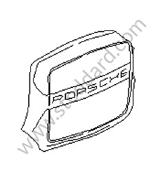 AIRBAG UNIT midnight blue / midnight blue (H24) (96834708901H24)