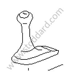 SHIFT-LEVER KNOB jade green / jade green (J30) / OPTION: KNOB, ALUMINIUM / DARK WOOD / LEATHER (Option code: IXE8) (98642498106J30)