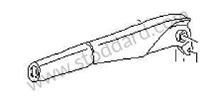 PARKING-BRAKE LEVER Left-hand drive / BLACK / BLACK / LEATHER / OPTION: CARRERA S (Option code: M495) (993424051518YR)