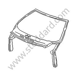 WINDSCREEN FRAME  (99350398701GRV)